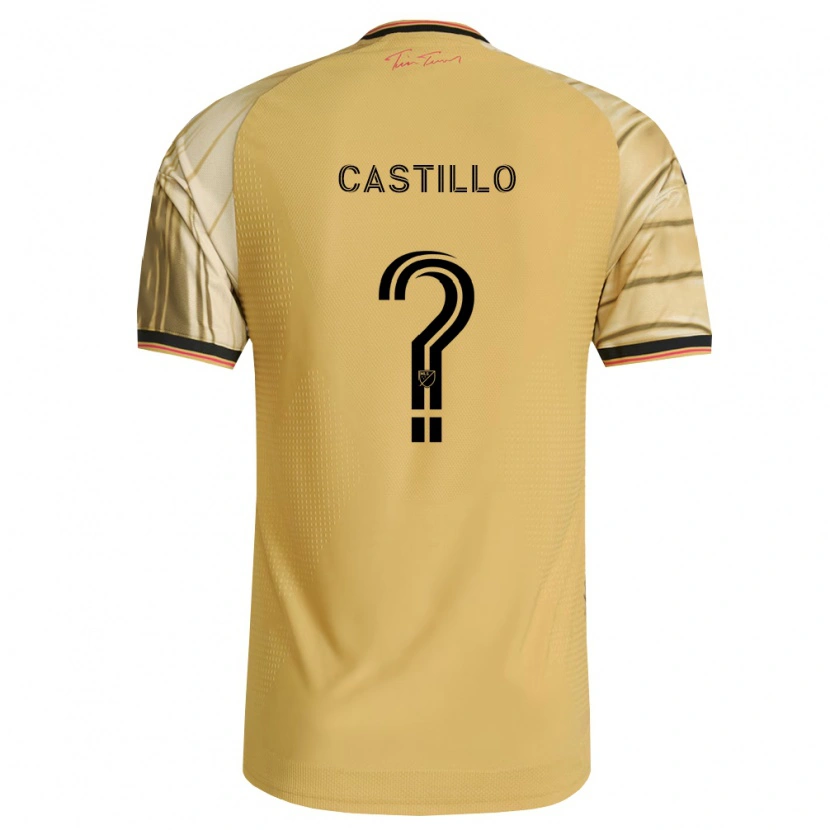 Danxen Kid Jayson Castillo #0 Brown Yellow Black Away Jersey 2026/27 T-Shirt