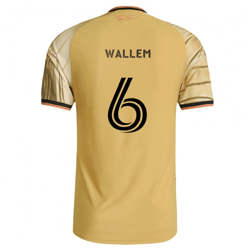 Danxen Kid Conrad Wallem #6 Brown Yellow Black Away Jersey 2026/27 T-Shirt