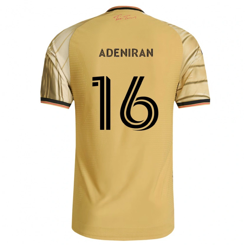 Danxen Kid Samuel Adeniran #16 Brown Yellow Black Away Jersey 2026/27 T-Shirt