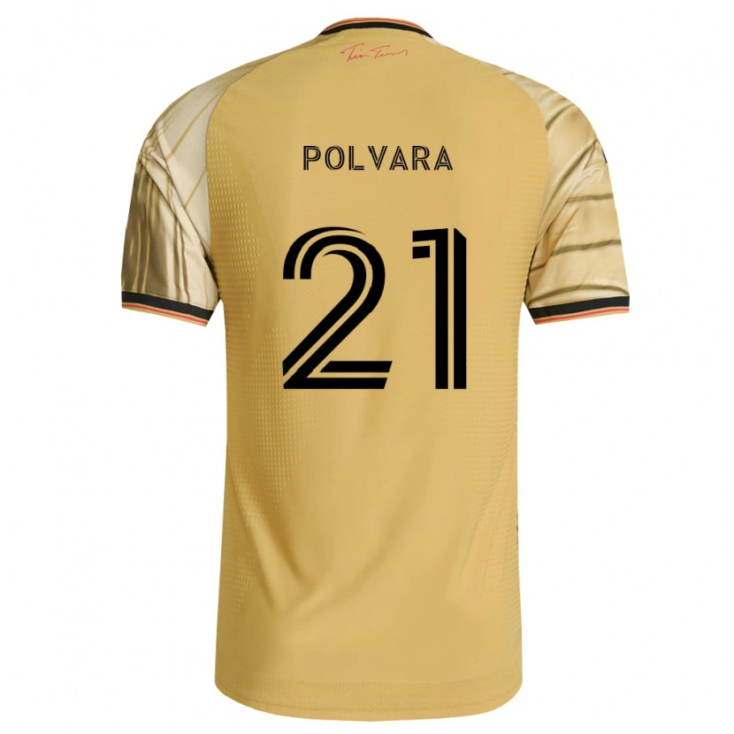 Danxen Kid Dante Polvara #21 Brown Yellow Black Away Jersey 2026/27 T-Shirt
