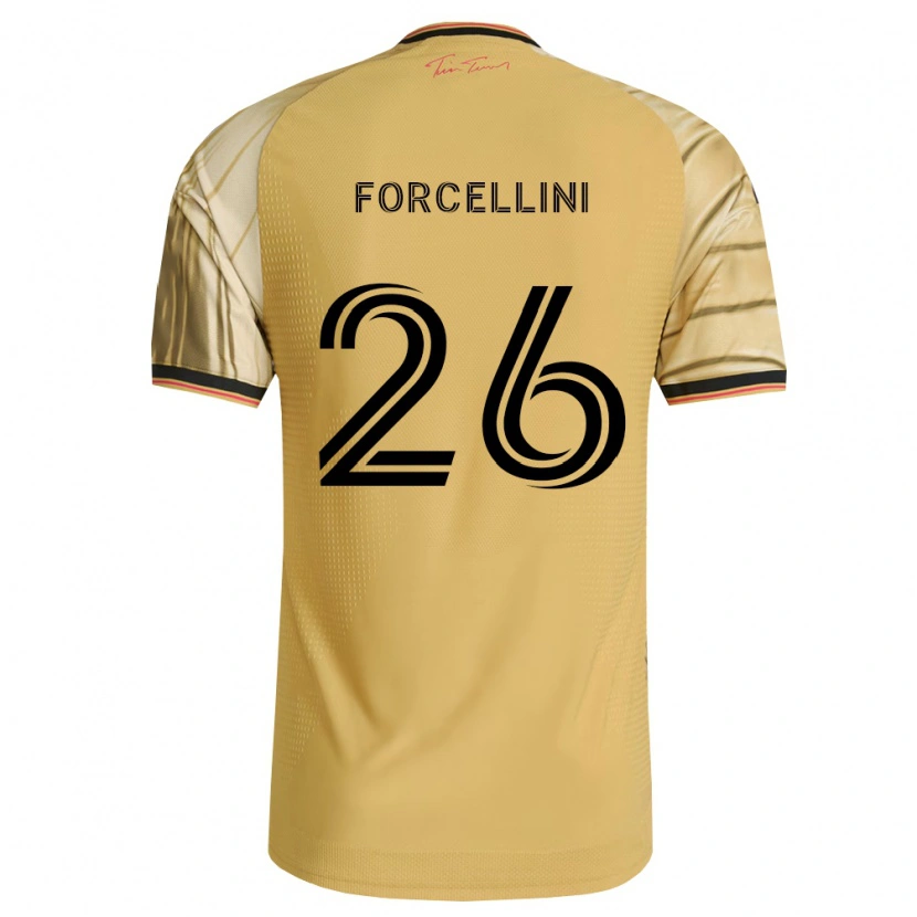 Danxen Kid Cooper Forcellini #26 Brown Yellow Black Away Jersey 2026/27 T-Shirt