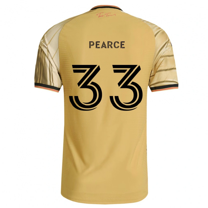 Danxen Kid Tyson Pearce #33 Brown Yellow Black Away Jersey 2026/27 T-Shirt