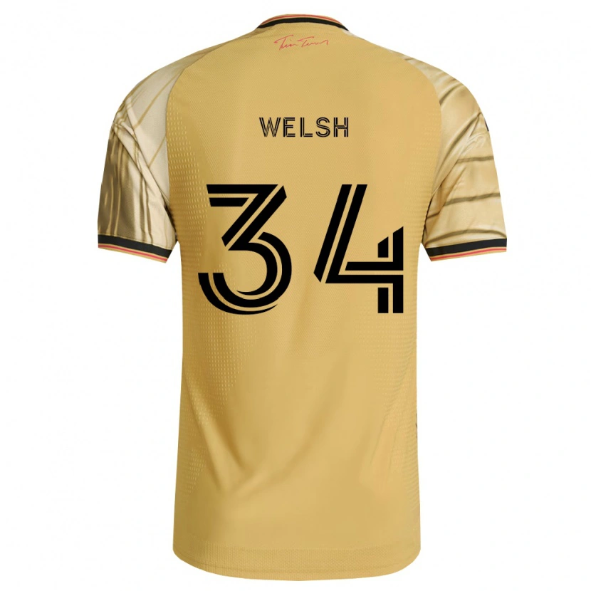 Danxen Kid Colin Welsh #34 Brown Yellow Black Away Jersey 2026/27 T-Shirt