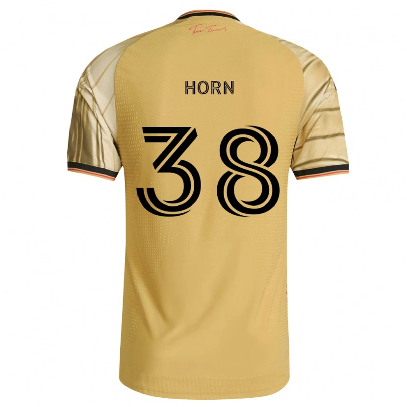 Danxen Kid Jannes Horn #38 Brown Yellow Black Away Jersey 2026/27 T-Shirt