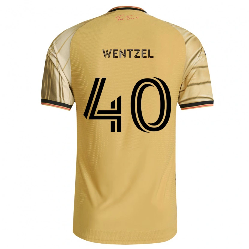 Danxen Kid Michael Wentzel #40 Brown Yellow Black Away Jersey 2026/27 T-Shirt