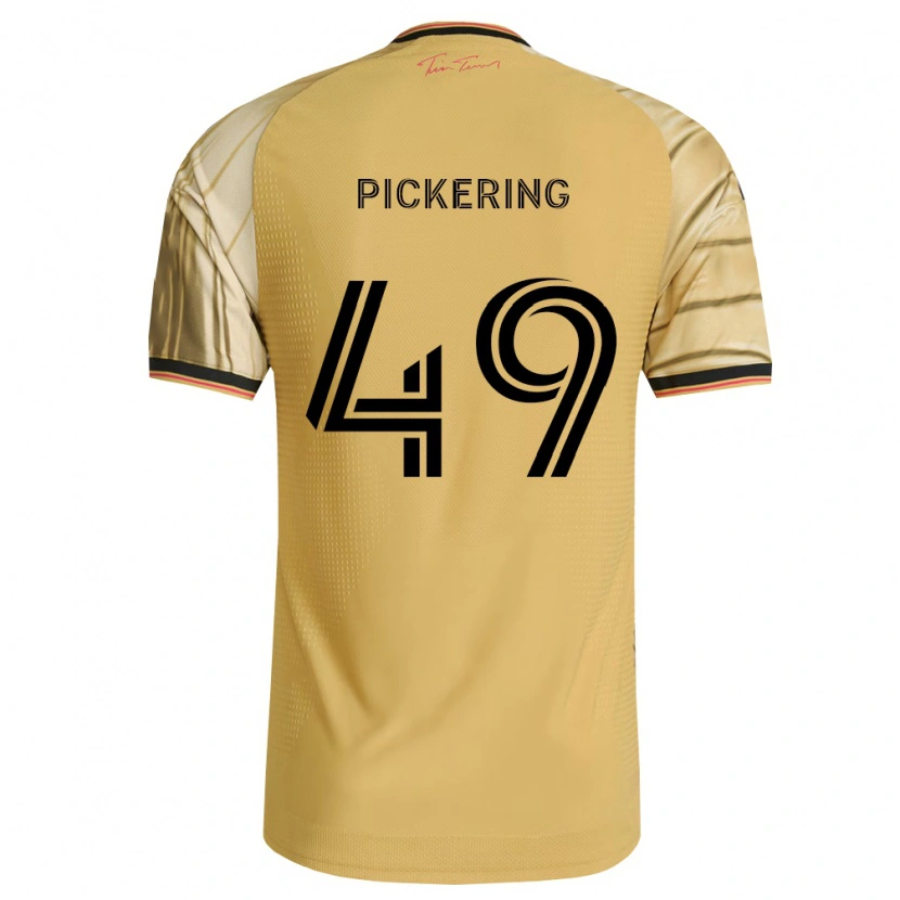 Danxen Kid Nighte Pickering #49 Brown Yellow Black Away Jersey 2026/27 T-Shirt