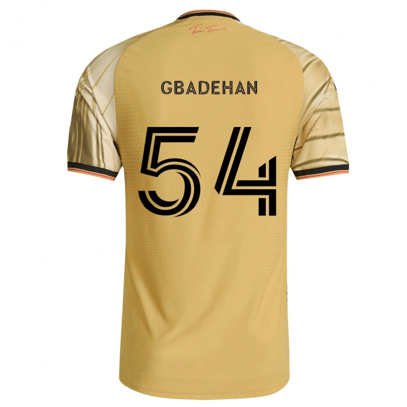 Danxen Kid Adeteye Gbadehan #54 Brown Yellow Black Away Jersey 2026/27 T-Shirt