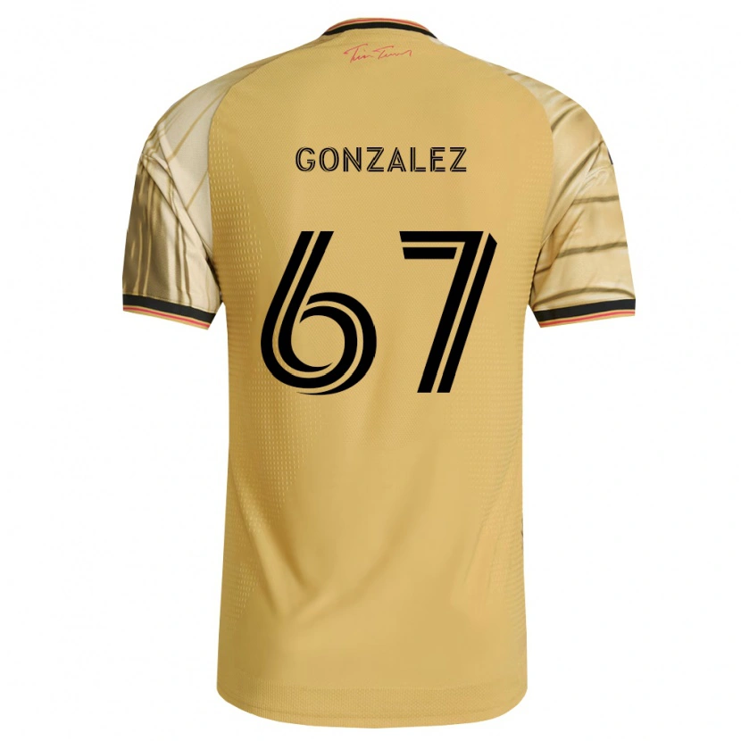 Danxen Kid Cruz Gonzalez #67 Brown Yellow Black Away Jersey 2026/27 T-Shirt