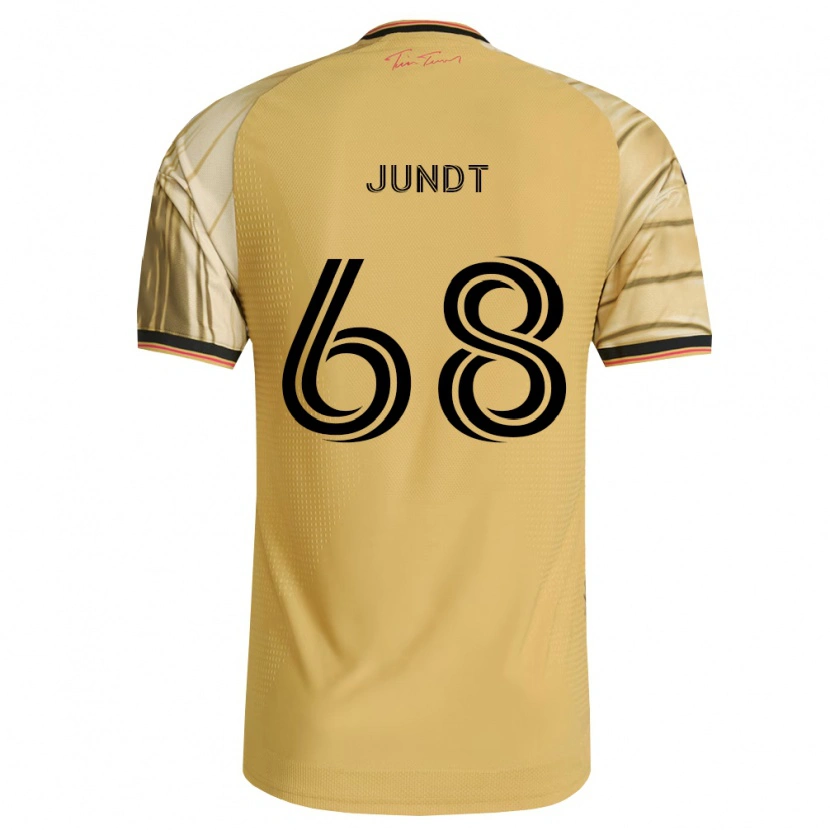 Danxen Kid Alexander Jundt #68 Brown Yellow Black Away Jersey 2026/27 T-Shirt