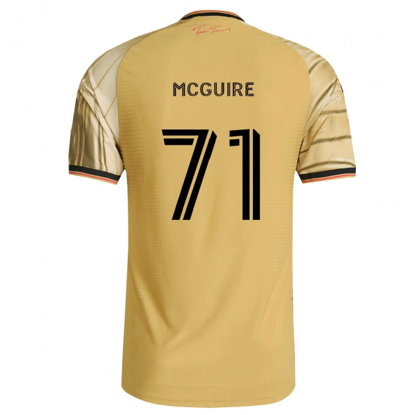 Danxen Kid Nolan Mcguire #71 Brown Yellow Black Away Jersey 2026/27 T-Shirt