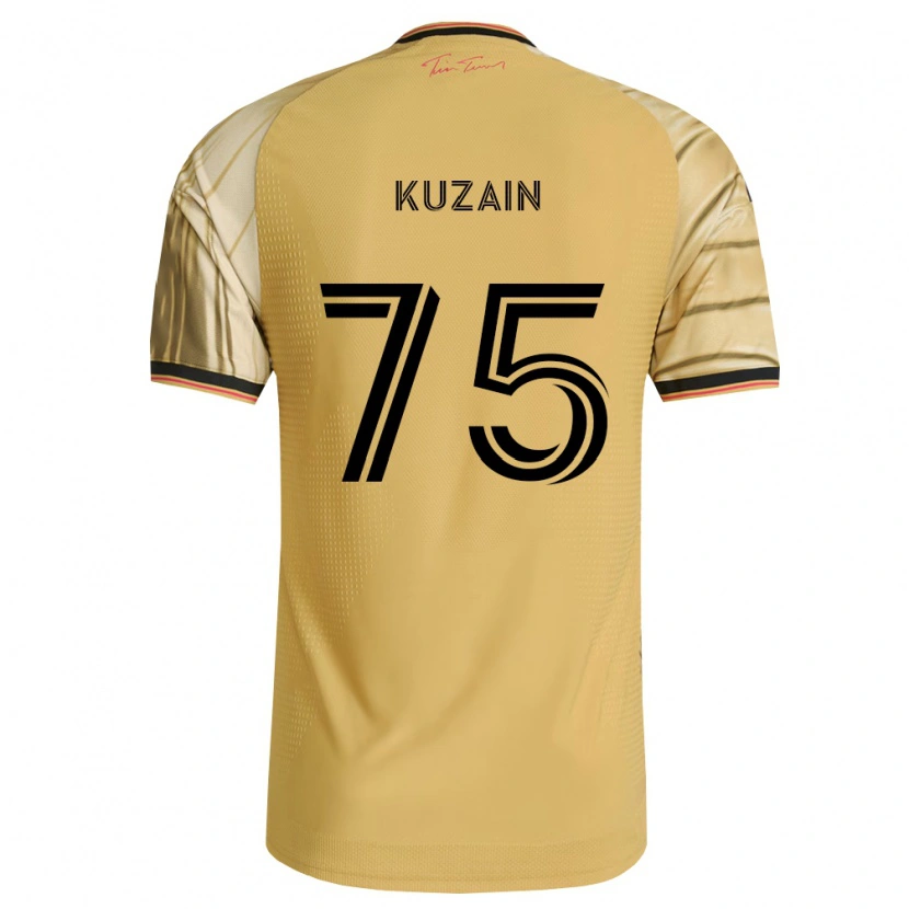 Danxen Kid Wan Kuzain #75 Brown Yellow Black Away Jersey 2026/27 T-Shirt