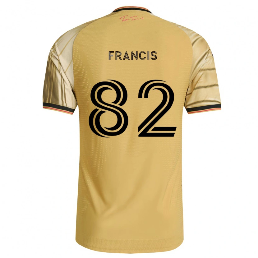 Danxen Kid Patrick Francis #82 Brown Yellow Black Away Jersey 2026/27 T-Shirt