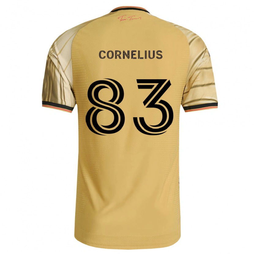 Danxen Kid Lorenzo Cornelius #83 Brown Yellow Black Away Jersey 2026/27 T-Shirt