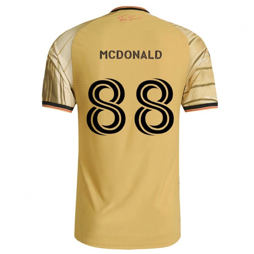 Danxen Kid Patrick Mcdonald #88 Brown Yellow Black Away Jersey 2026/27 T-Shirt