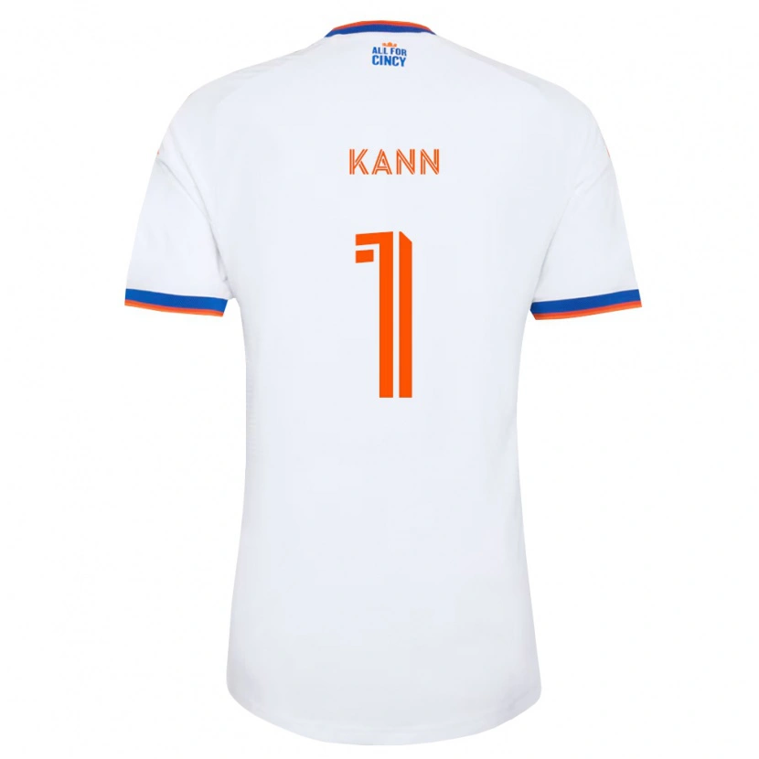 Danxen Kid Alec Kann #1 White Navy Blue Orange Away Jersey 2026/27 T-Shirt
