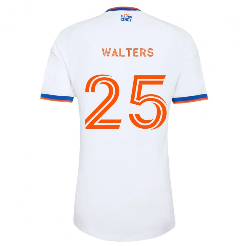 Danxen Kid Paul Walters #25 White Navy Blue Orange Away Jersey 2026/27 T-Shirt