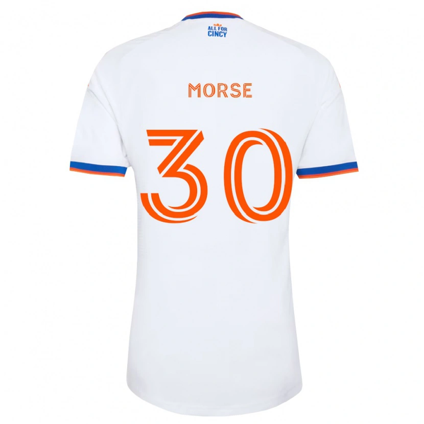 Danxen Kid Hunter Morse #30 White Navy Blue Orange Away Jersey 2026/27 T-Shirt