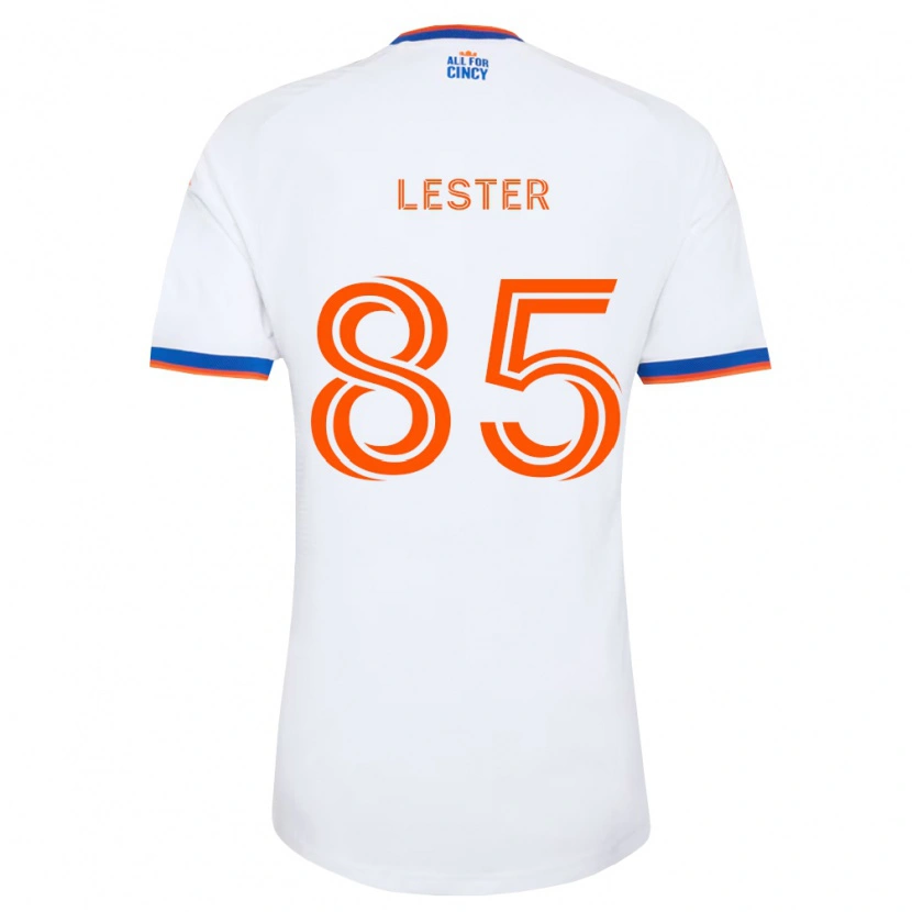 Danxen Kid Dominick Lester #85 White Navy Blue Orange Away Jersey 2026/27 T-Shirt