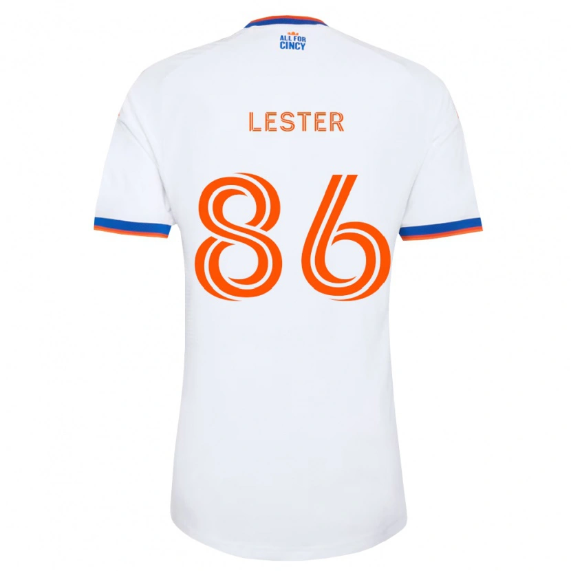 Danxen Kid Jaylen Lester #86 White Navy Blue Orange Away Jersey 2026/27 T-Shirt