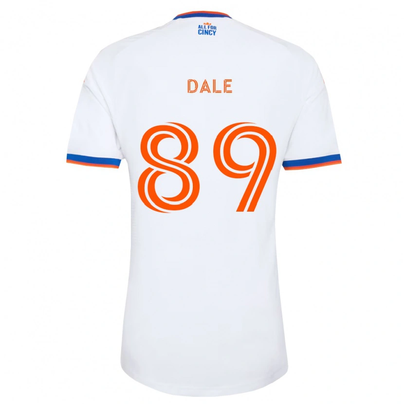 Danxen Kid Connor Dale #89 White Navy Blue Orange Away Jersey 2026/27 T-Shirt