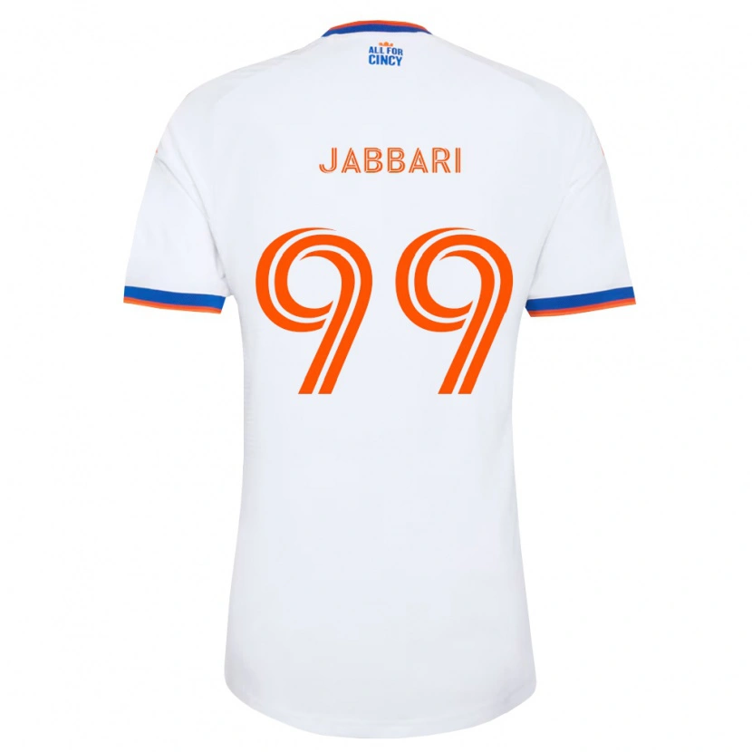 Danxen Kid Ayoub Jabbari #99 White Navy Blue Orange Away Jersey 2026/27 T-Shirt