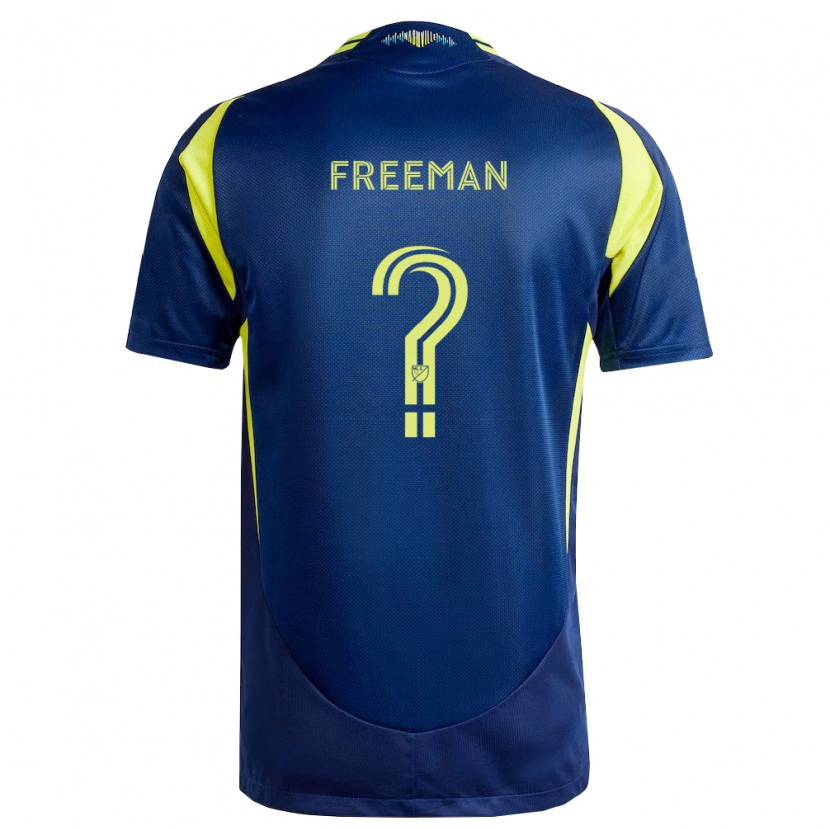 Danxen Kid Tyler Freeman #0 Yellow Navy Blue Away Jersey 2026/27 T-Shirt