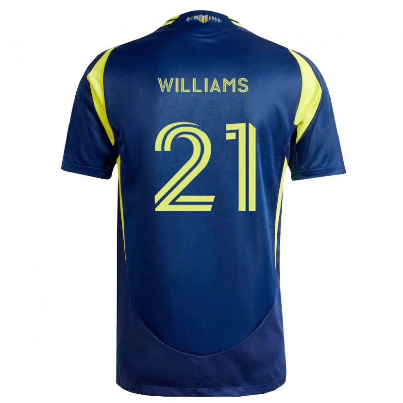 Danxen Kid Thomas Williams #21 Yellow Navy Blue Away Jersey 2026/27 T-Shirt