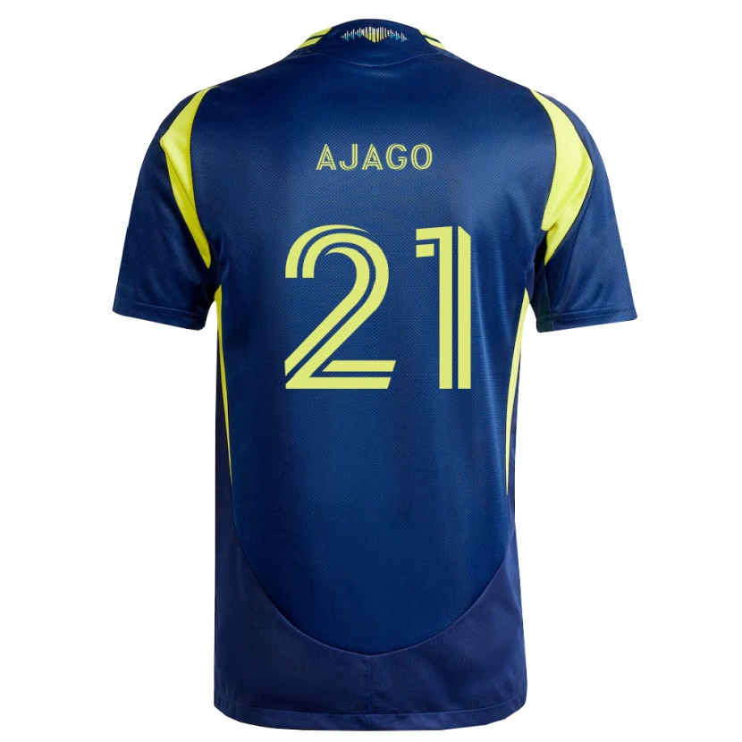 Danxen Kid Forster Ajago #21 Yellow Navy Blue Away Jersey 2026/27 T-Shirt