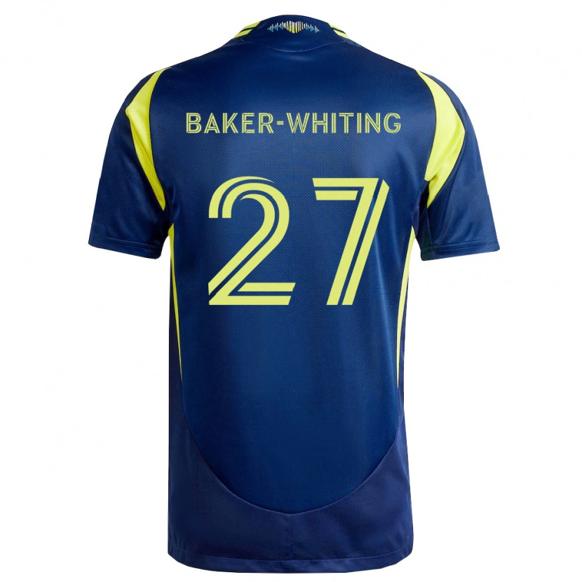 Danxen Kid Reed Baker-Whiting #27 Yellow Navy Blue Away Jersey 2026/27 T-Shirt