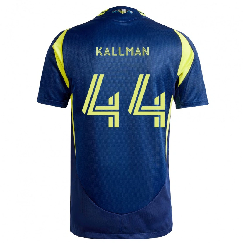 Danxen Kid Brent Kallman #44 Yellow Navy Blue Away Jersey 2026/27 T-Shirt