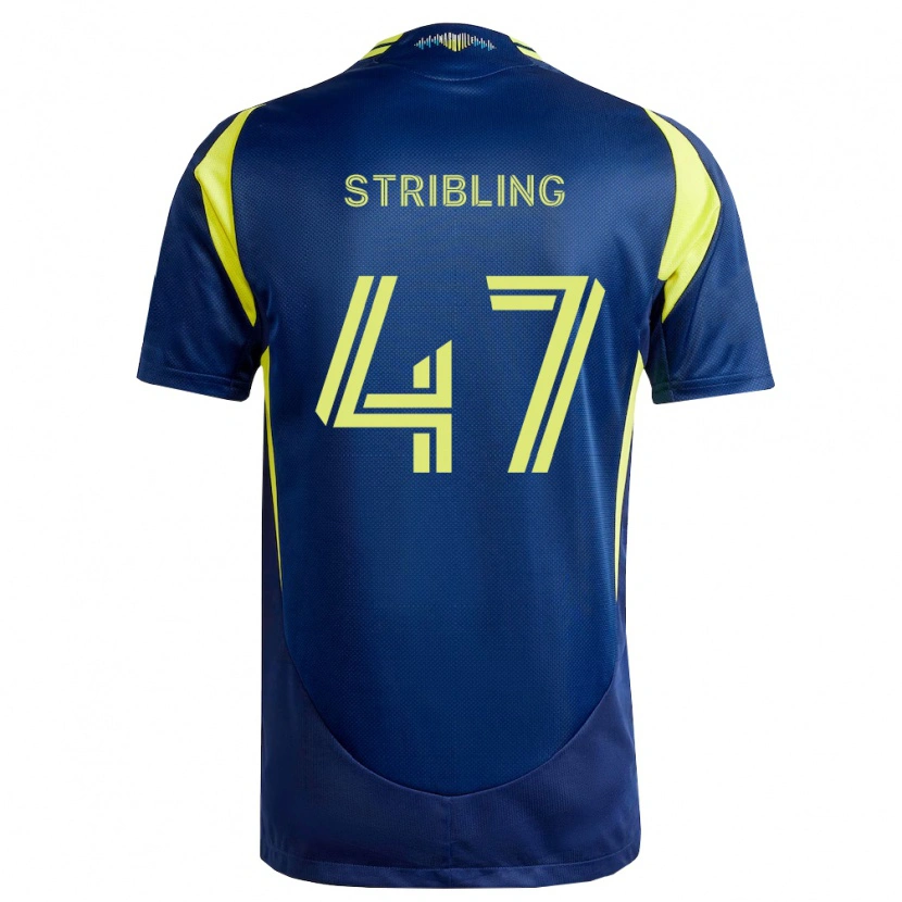 Danxen Kid Liam Stribling #47 Yellow Navy Blue Away Jersey 2026/27 T-Shirt
