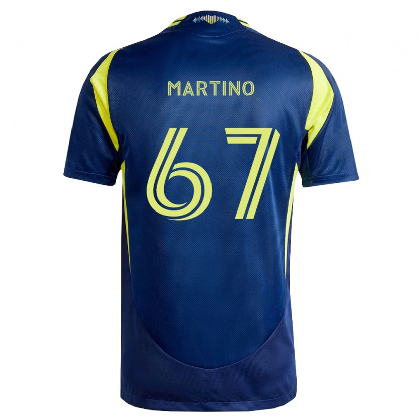 Danxen Kid Ben Martino #67 Yellow Navy Blue Away Jersey 2026/27 T-Shirt