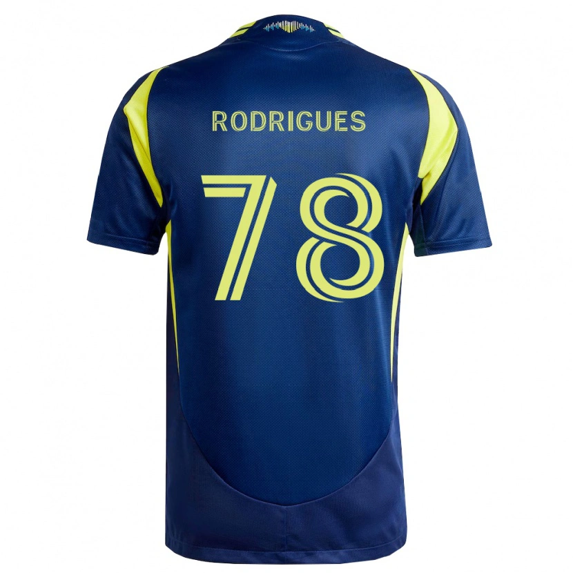 Danxen Kid Giuliano Rodrigues #78 Yellow Navy Blue Away Jersey 2026/27 T-Shirt