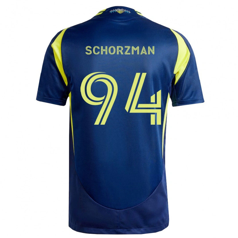 Danxen Kid Eamon Schorzman #94 Yellow Navy Blue Away Jersey 2026/27 T-Shirt