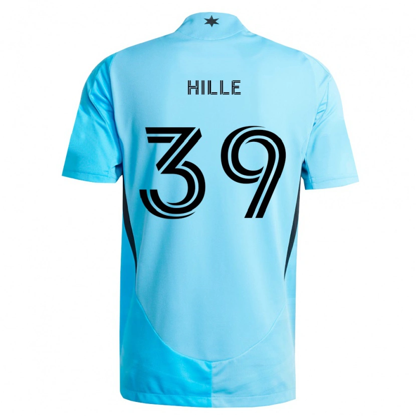 Danxen Kid Luke Hille #39 Light Blue Black Away Jersey 2026/27 T-Shirt