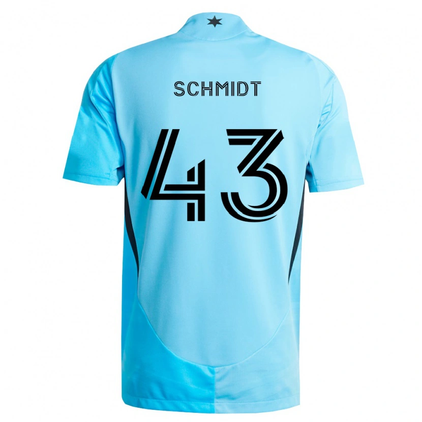 Danxen Kid William Schmidt #43 Light Blue Black Away Jersey 2026/27 T-Shirt
