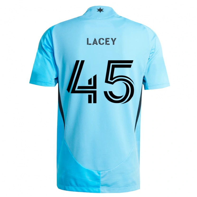 Danxen Kid Kameron Lacey #45 Light Blue Black Away Jersey 2026/27 T-Shirt