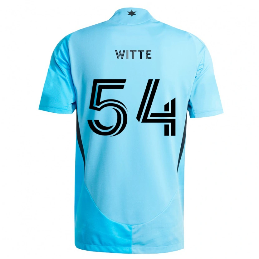 Danxen Kid Alex Witte #54 Light Blue Black Away Jersey 2026/27 T-Shirt
