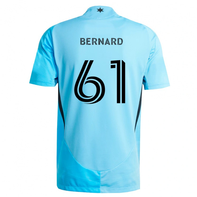 Danxen Kid Jadan Bernard #61 Light Blue Black Away Jersey 2026/27 T-Shirt