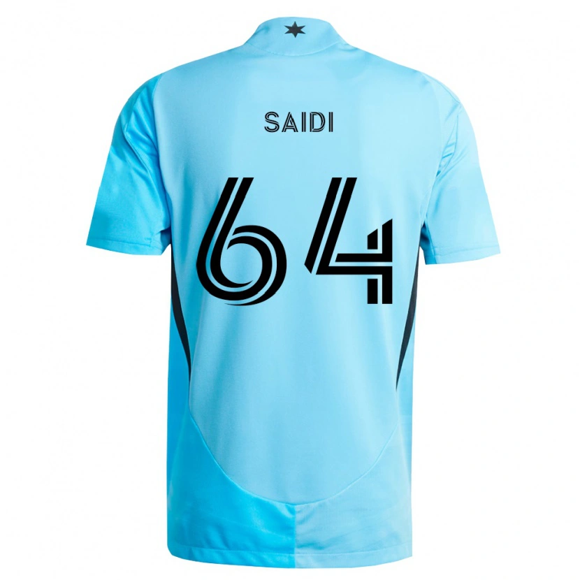 Danxen Kid Issa Saidi #64 Light Blue Black Away Jersey 2026/27 T-Shirt