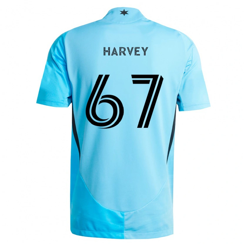Danxen Kid Carlos Harvey #67 Light Blue Black Away Jersey 2026/27 T-Shirt