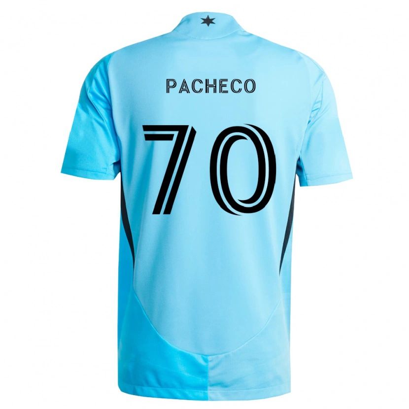 Danxen Kid Diogo Pacheco #70 Light Blue Black Away Jersey 2026/27 T-Shirt