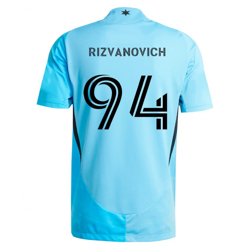 Danxen Kid Kayne Rizvanovich #94 Light Blue Black Away Jersey 2026/27 T-Shirt