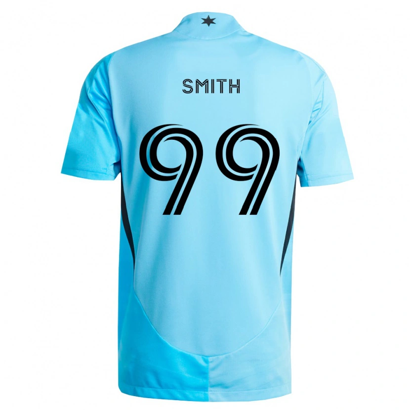 Danxen Kid Jordan Adebayo-Smith #99 Light Blue Black Away Jersey 2026/27 T-Shirt