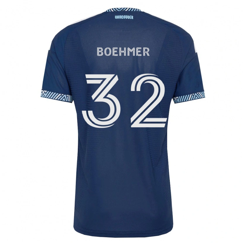 Danxen Kid Isaac Boehmer #32 Deep Blue White Away Jersey 2026/27 T-Shirt