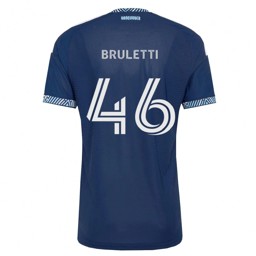 Danxen Kid Cristiano Bruletti #46 Deep Blue White Away Jersey 2026/27 T-Shirt