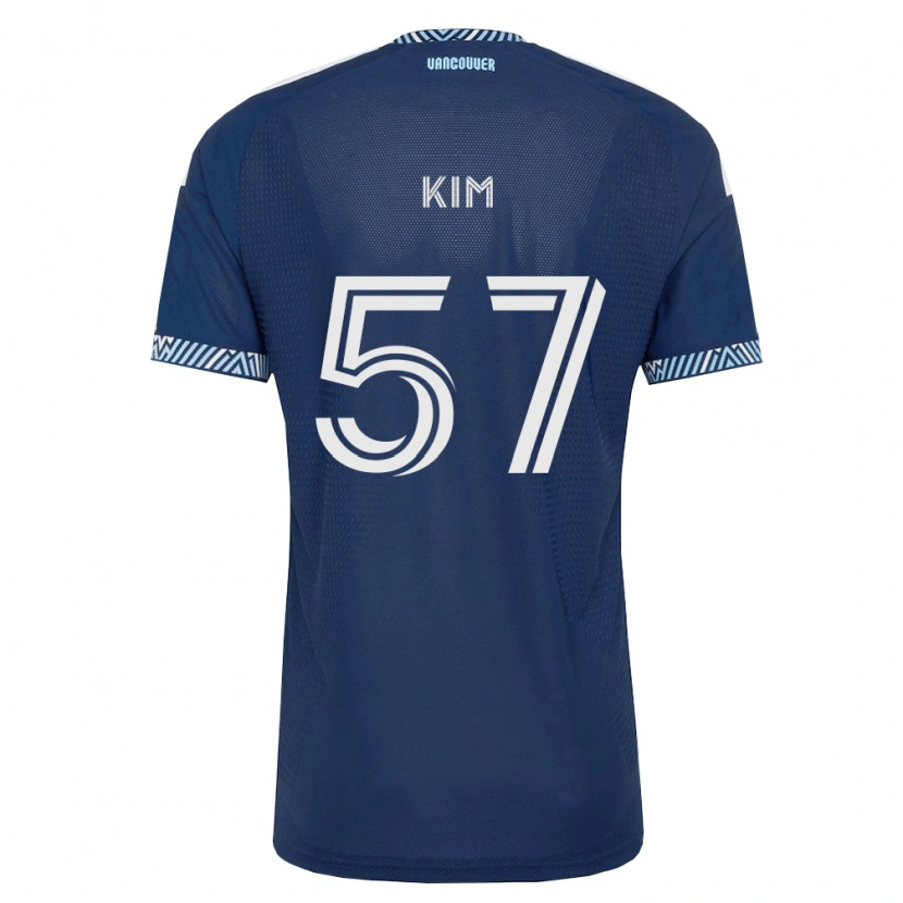 Danxen Kid Jayden Kim #57 Deep Blue White Away Jersey 2026/27 T-Shirt