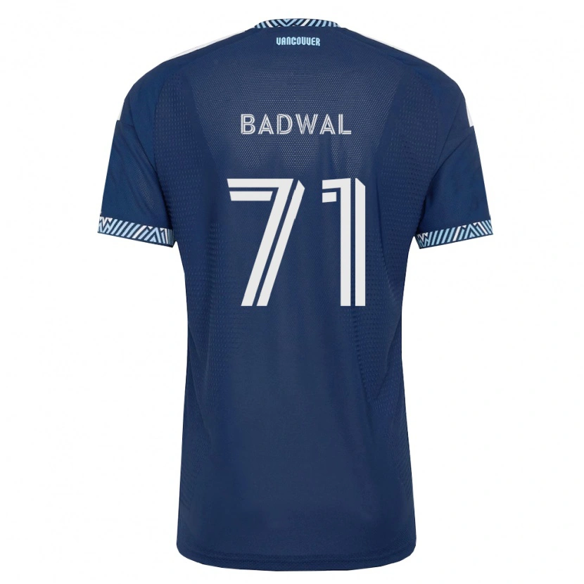 Danxen Kid Manav Badwal #71 Deep Blue White Away Jersey 2026/27 T-Shirt