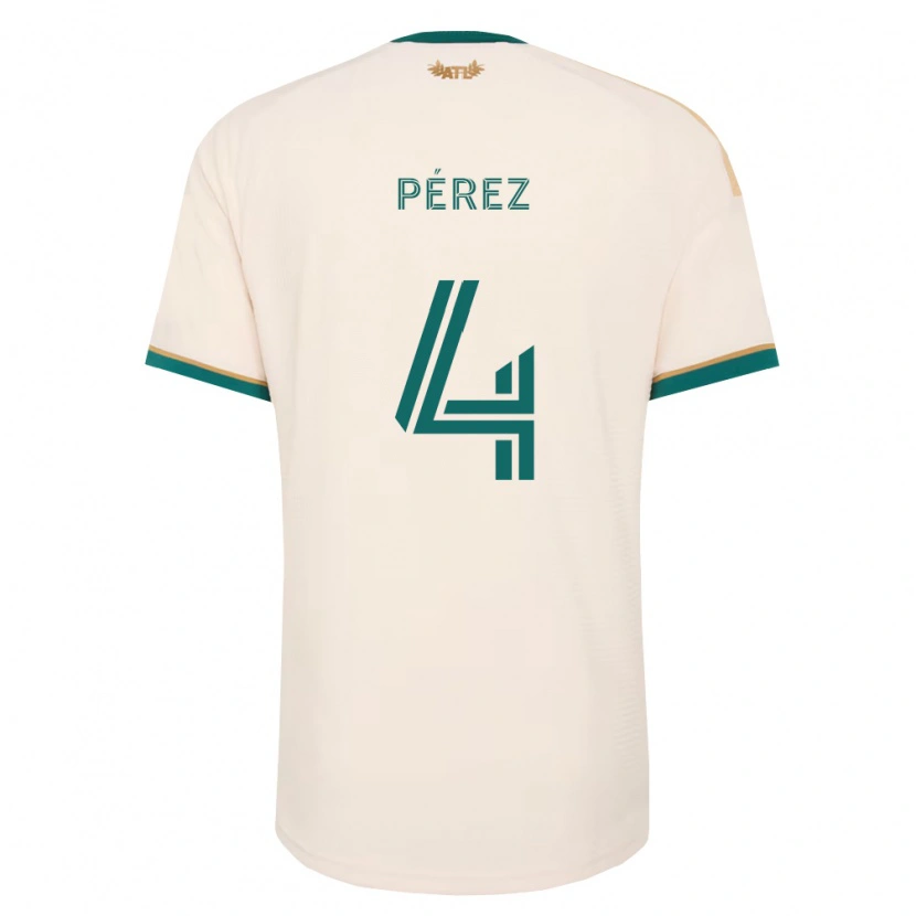 Danxen Kid Gary Pérez #4 Champagne Green Away Jersey 2026/27 T-Shirt