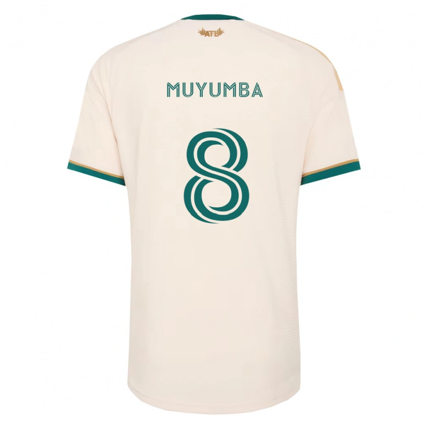 Danxen Kid Tristan Muyumba #8 Champagne Green Away Jersey 2026/27 T-Shirt
